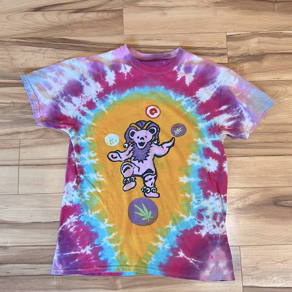Rare Grateful Dead Colorado Lot Shirt DIY Pink Tie Dye Medium